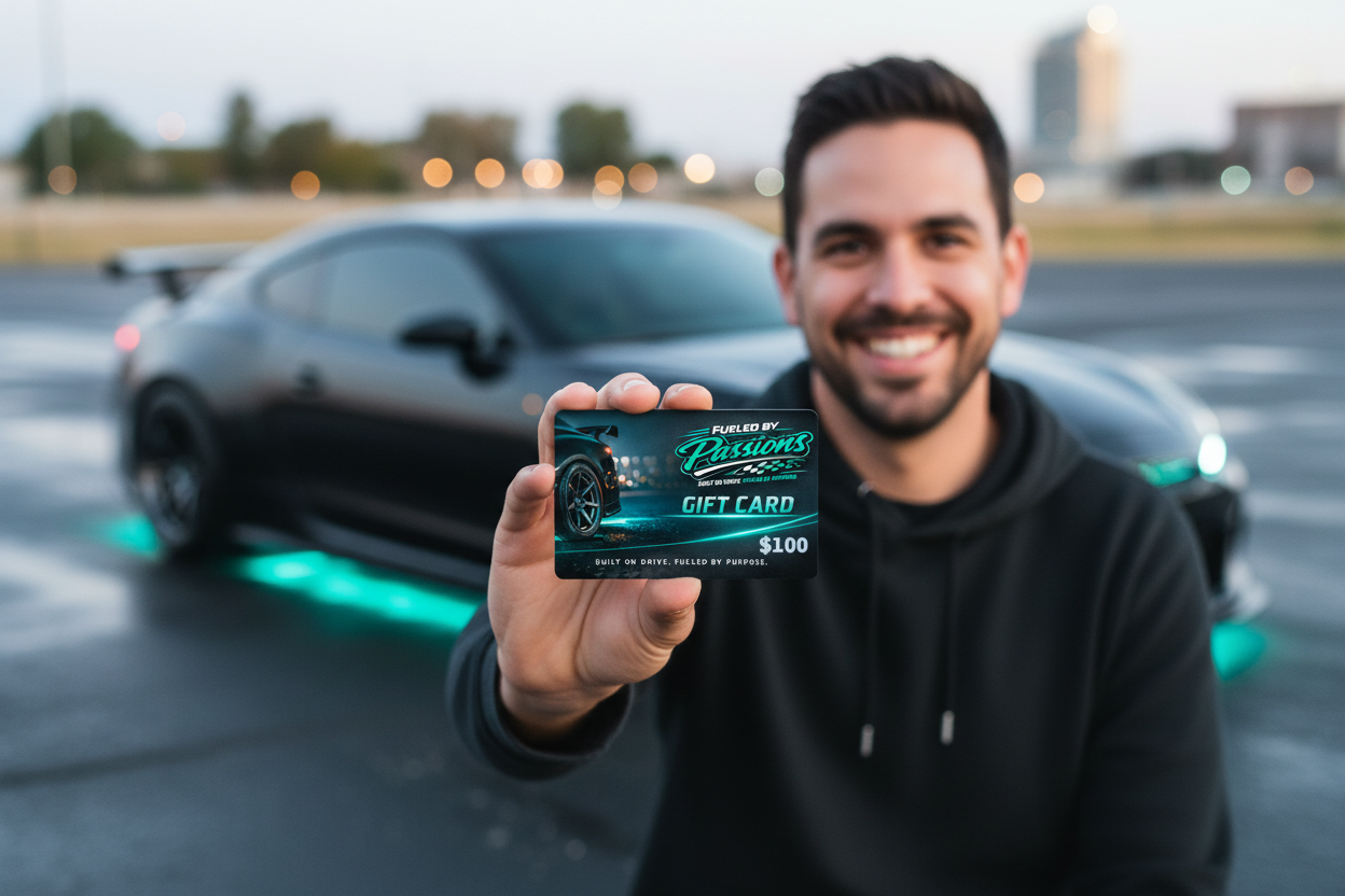Fueled By Passions Gift Card