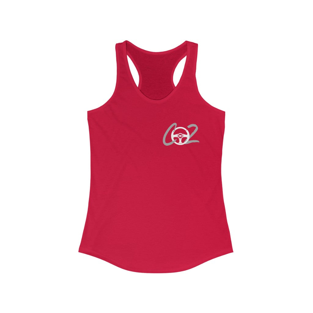 DON'T BUY ME FLOWERS, BUY ME CAR PARTS Racerback Tank