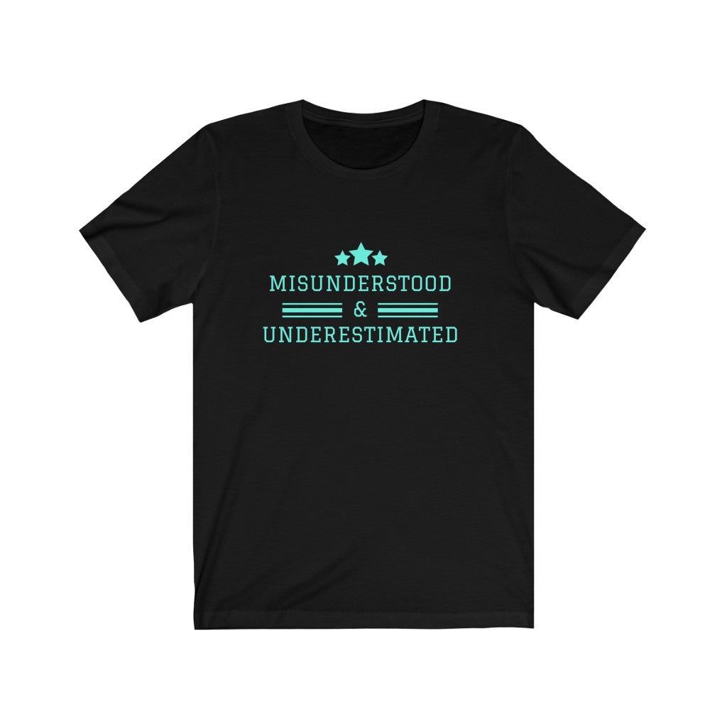 MISUNDERSTOOD & UNDERESTIMATED HONDA Unisex Jersey Short Sleeve Tee