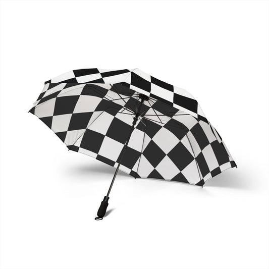 Checkered Flag Umbrella – Race Day & Car Show Essential | Show & Go Collection
