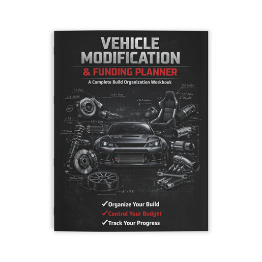 Vehicle Modification & Funding Planner – Car Build, Budget & Performance Log Book