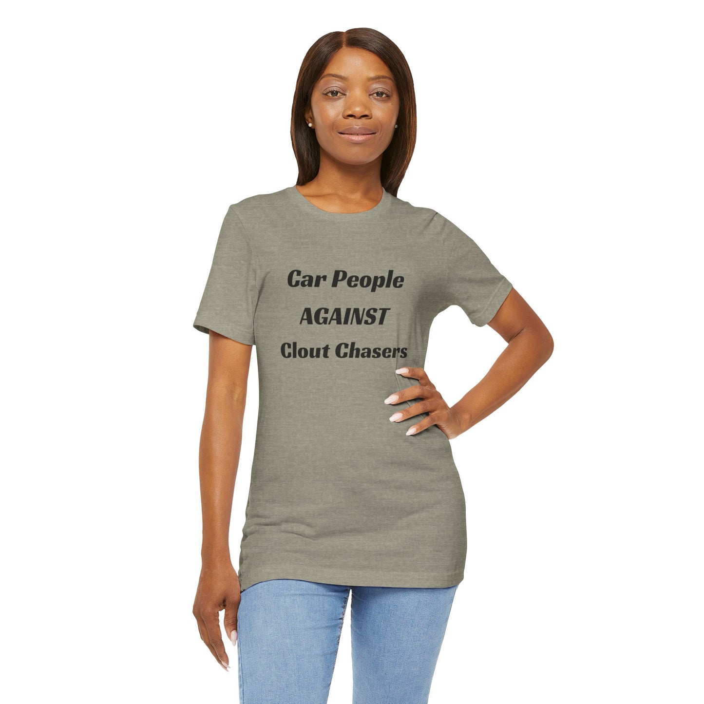 Car People Against Clout Chasers/ They NOT like US Co2Passions Short Sleeve Tee
