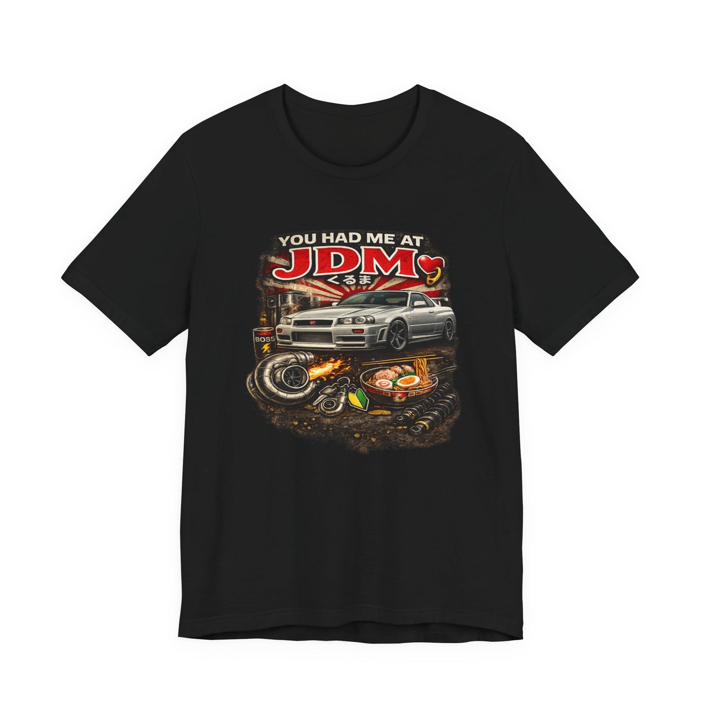 You Had Me At JDM Shirt – R34 GT-R Inspired JDM Car Enthusiast Graphic Tee