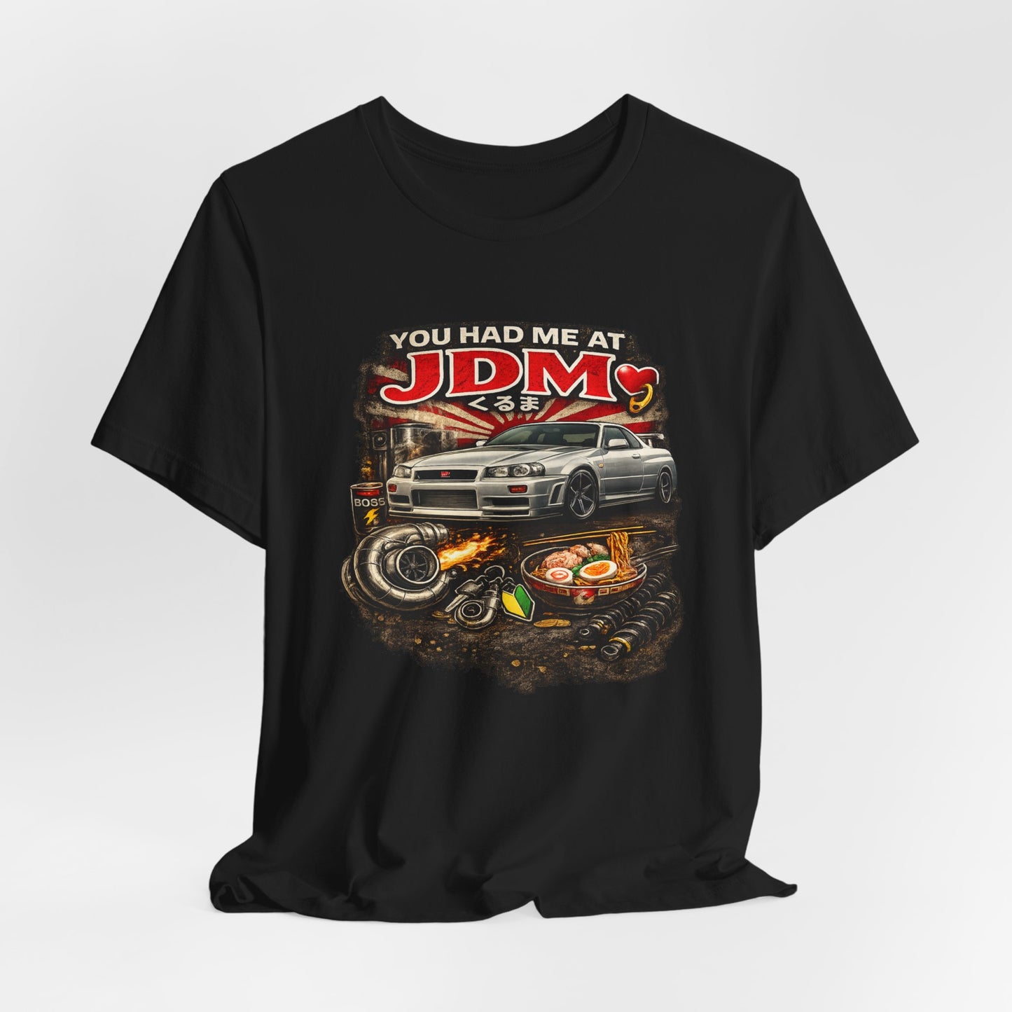 You Had Me At JDM Shirt – R34 GT-R Inspired JDM Car Enthusiast Graphic Tee