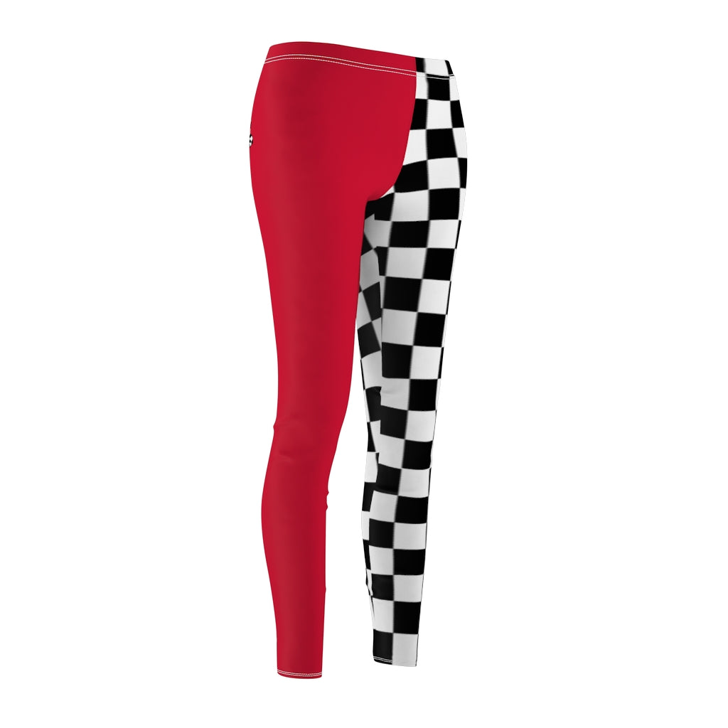 Harley Quinn Style Race Leggings by Co2Passions™️