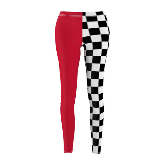 Harley Quinn Style Race Leggings by Co2Passions™️