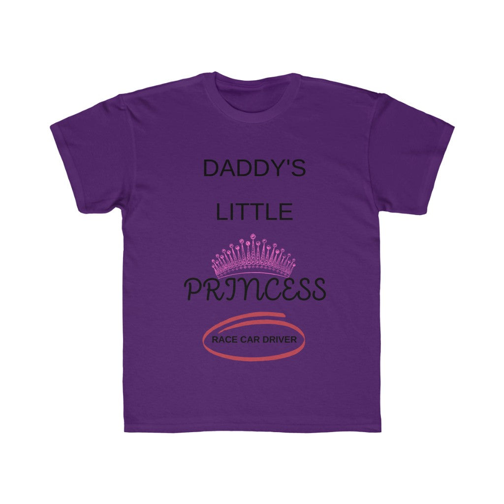 DADDY'S LITTLE PRINCESS / RACE CAR DRIVER Kids Regular Fit Tee