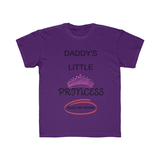 DADDY'S LITTLE PRINCESS / RACE CAR DRIVER Kids Regular Fit Tee