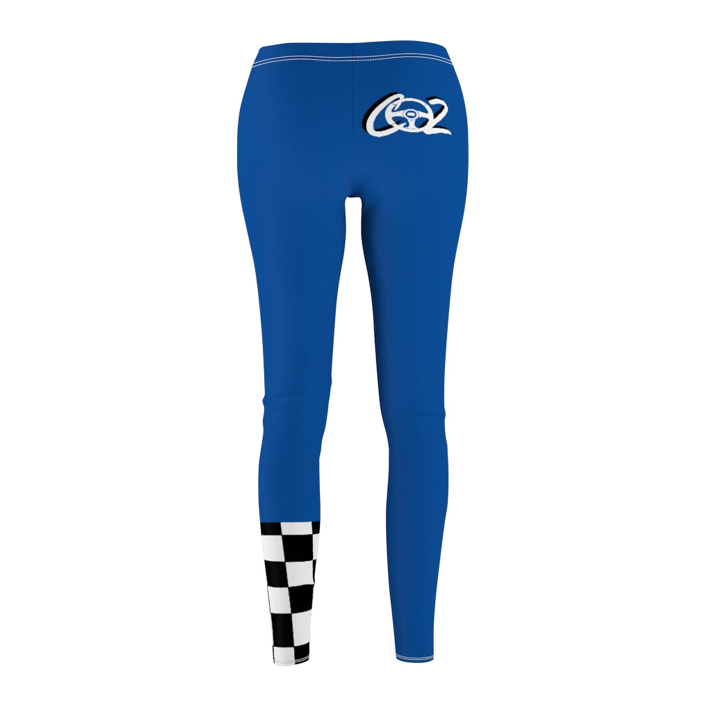 Co2Passions Logo Racing Flag Leggings