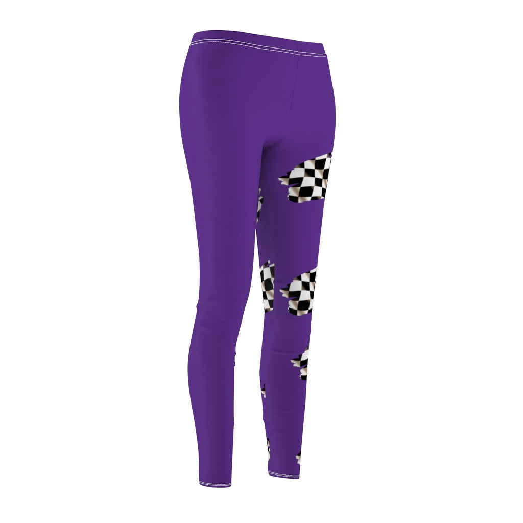 Racing Queen In Purple  Co2Passions™️ Women's Leggings