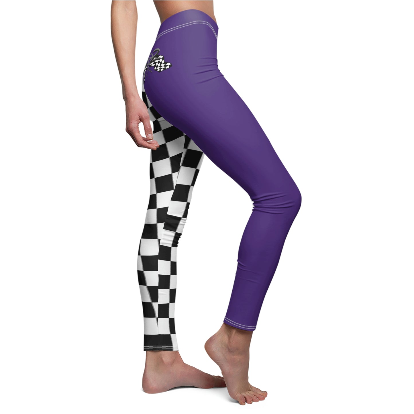 Purple Harley Quinn Race Leggings by Co2Passions™️