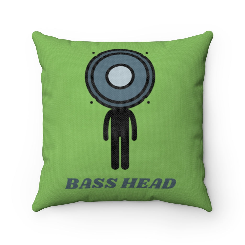 BASS HEAD Spun Polyester Square Pillow