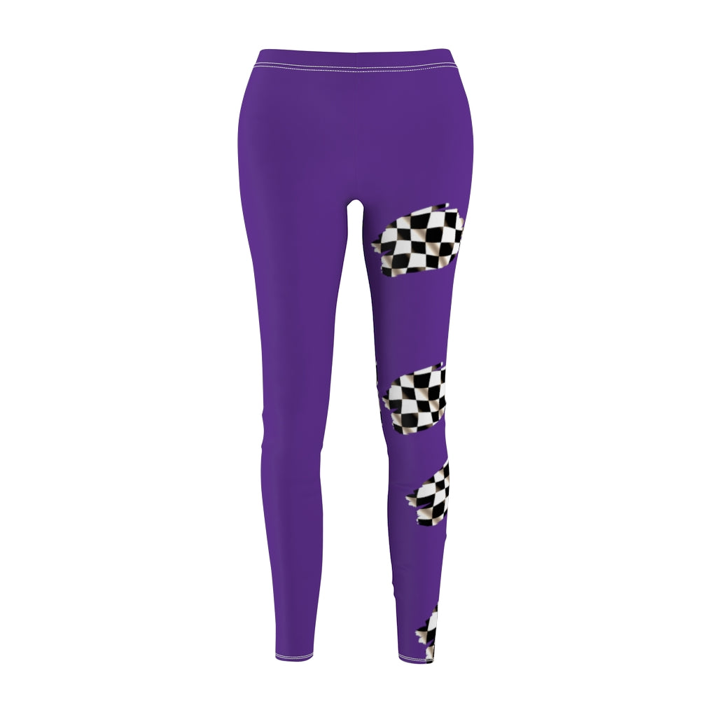 Racing Queen In Purple  Co2Passions™️ Women's Leggings