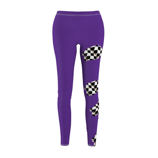 Racing Queen In Purple  Co2Passions™️ Women's Leggings