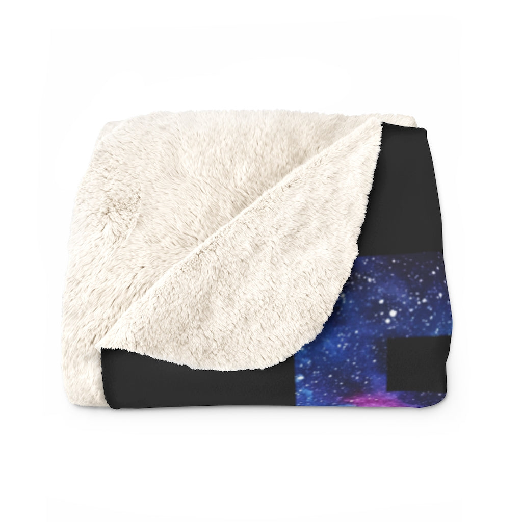 Eat Sleep Race Sherpa Fleece Blanket