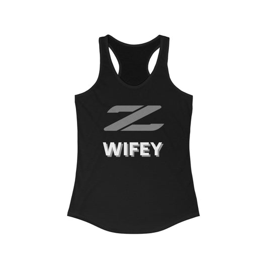 Z WIFEY Women's Racerback Tank Option 2