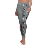Load image into Gallery viewer, Love to Race In Gray Co2Passions™️ Women's Leggings
