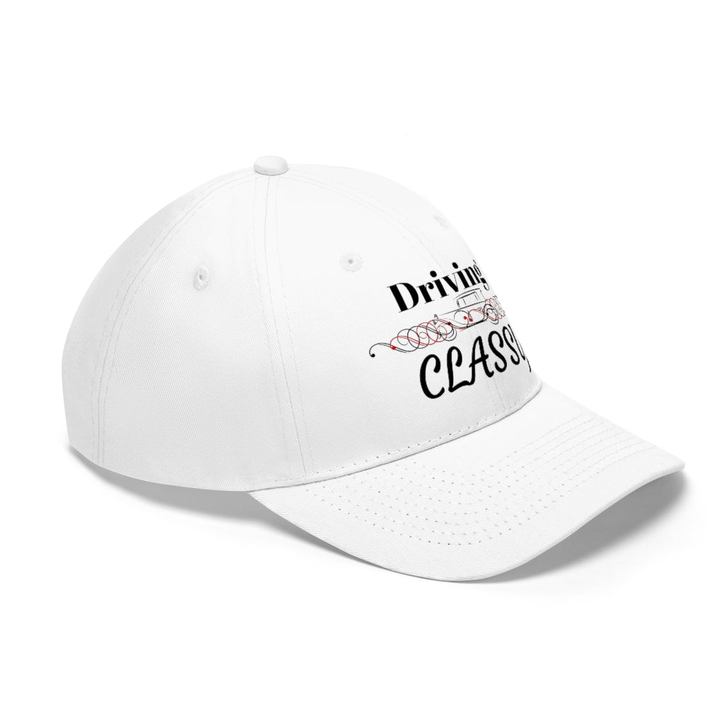 Driving Classy (Classic Vehicles) Unisex Twill Hat