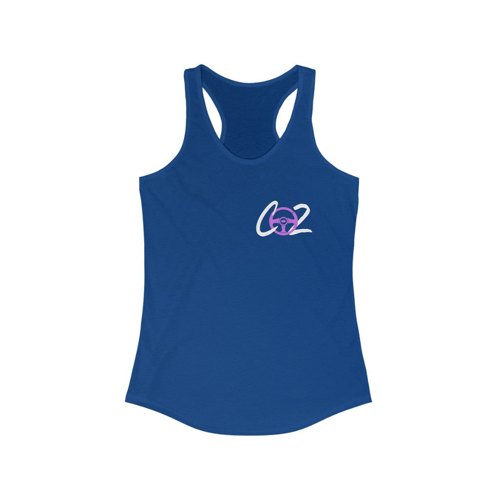 NOT MY BOYFRIENDS CAR Women's Ideal Racerback Tank