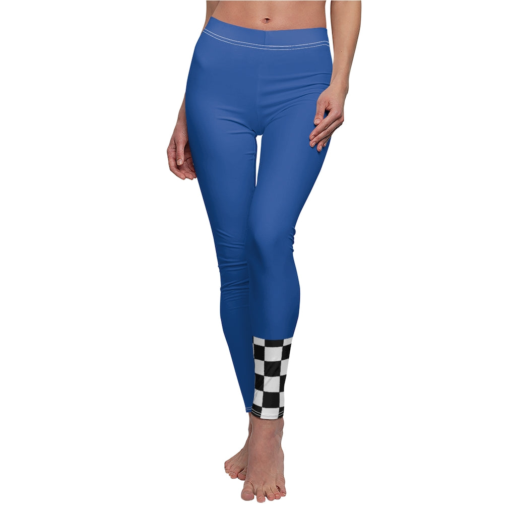 Co2Passions Logo Racing Flag Leggings