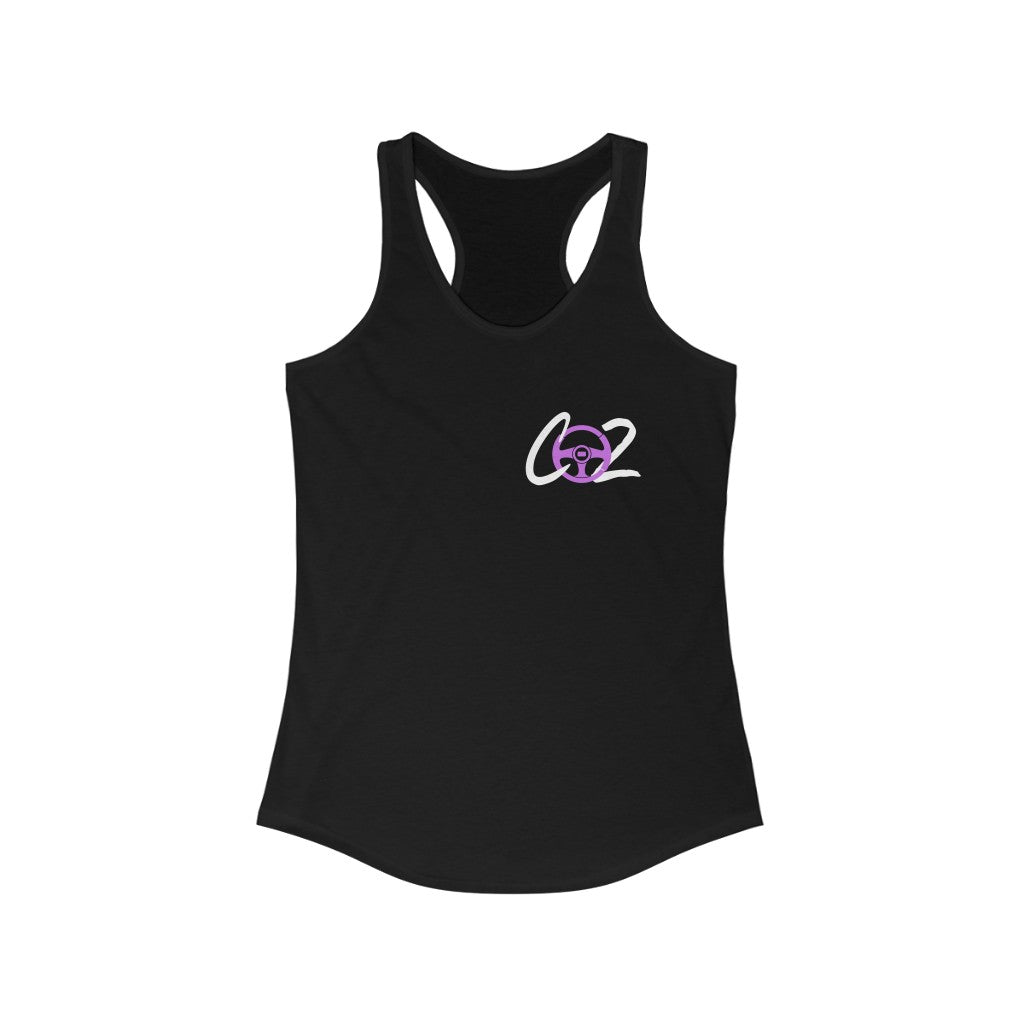 NOT MY BOYFRIENDS CAR Women's Ideal Racerback Tank