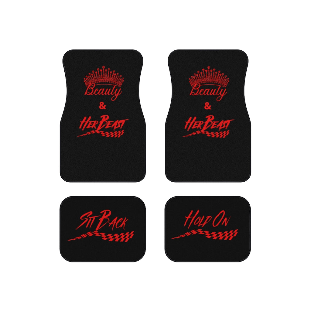 Beauty & Her Beast Car Mats (Set of 4)