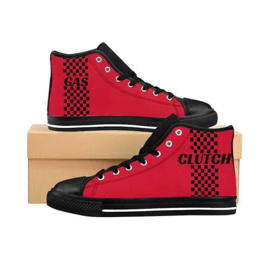 Co2Passions™️ GAS CLUTCH In Red Women's High-top Sneakers