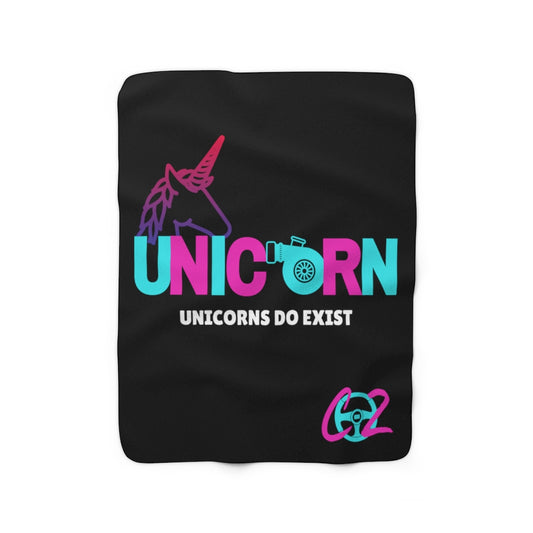 UNICORN TURBO CO2 Sherpa Fleece Blanket