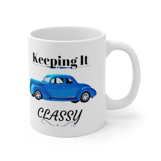 Keeping It Classy (Classic Vehicles) Ceramic Mug