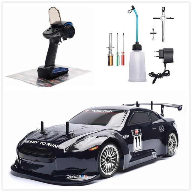 HSP RC Car 4wd 1:10 On Road Racing Two Speed Drift Vehicle Toys 4x4 Nitro Gas Power High Speed Hobby Remote Control Car